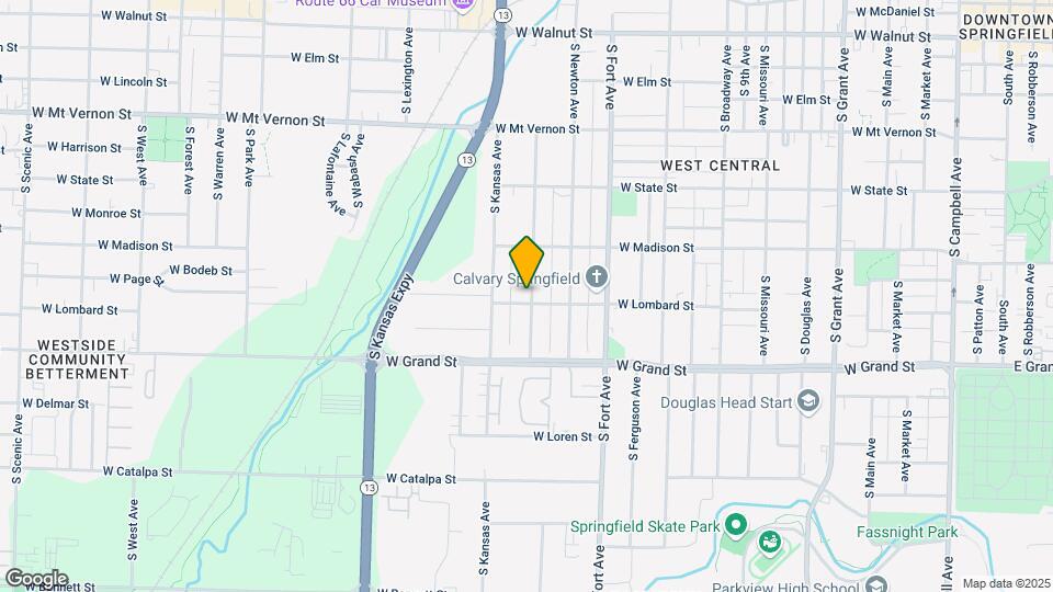 853 S Nettleton Ave Map and Location Details