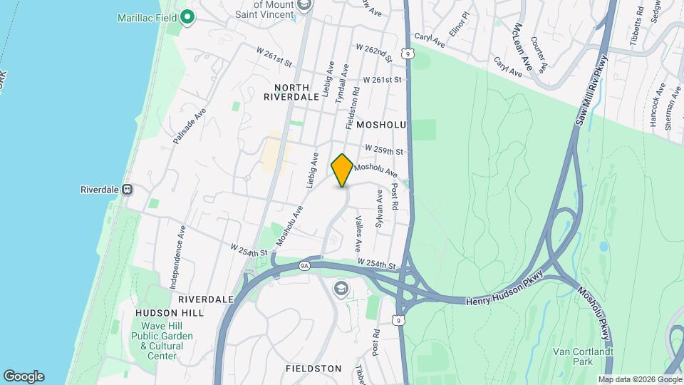 5517 Fieldston Rd Map and Location Details