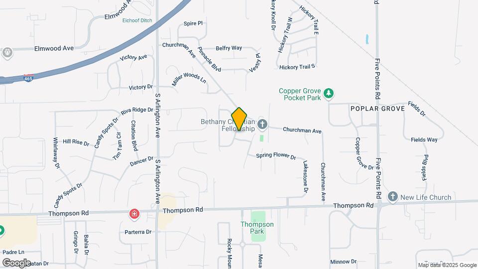 4629 Plowman Dr Map and Location Details