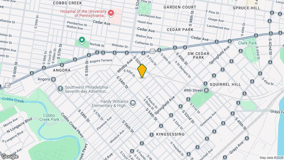 5245 Pentridge St Map and Location Details