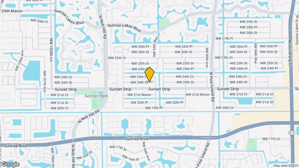 9470 NW 24th St Map and Location Details