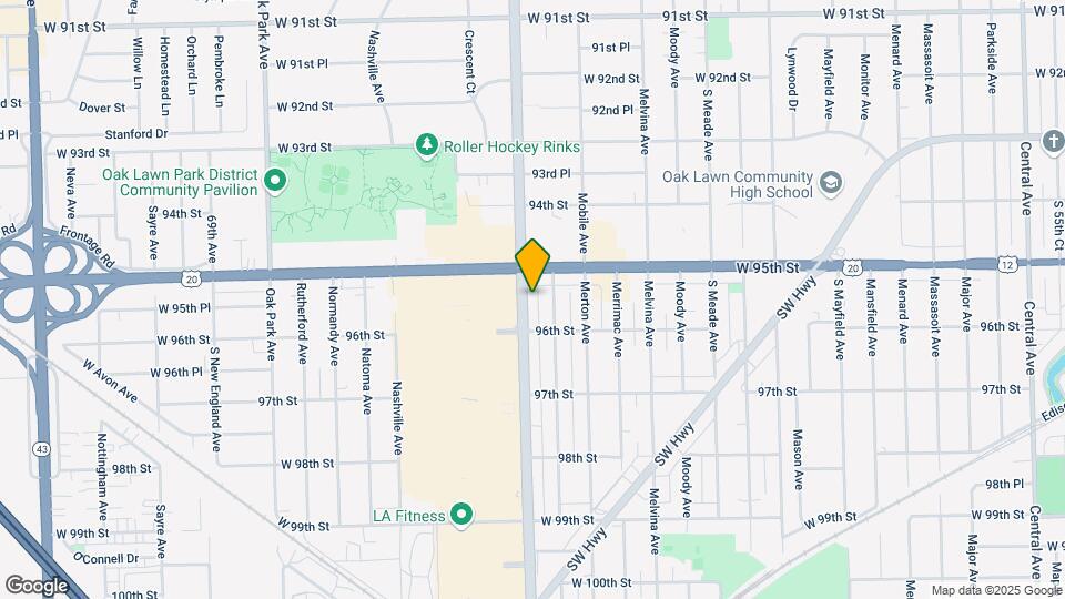 9519 Ridgeland Ave Mapa y Detalles de la Ubicación