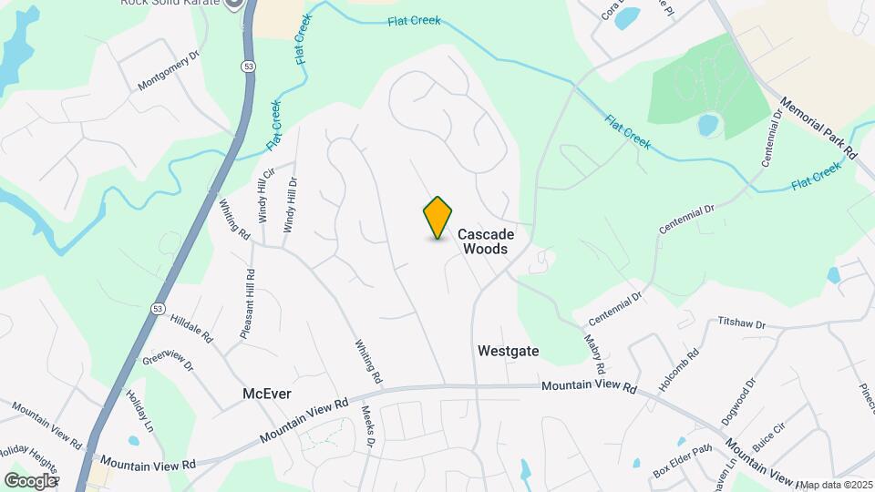 2973 Cascade Cir Mapa y Detalles de la Ubicación