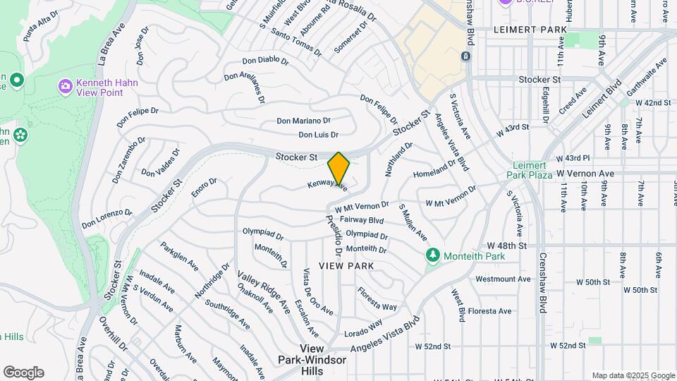 3930 Kenway Ave Map and Location Details