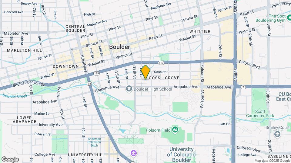 1816 Grove St Map and Location Details