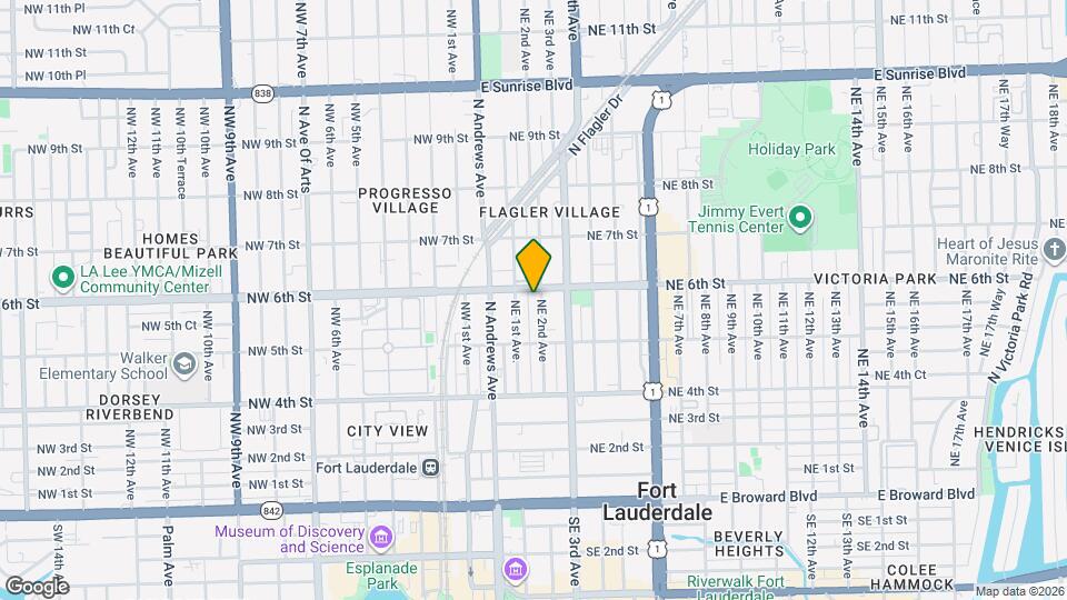 541 NE 2nd Ave Mapa y Detalles de la Ubicación