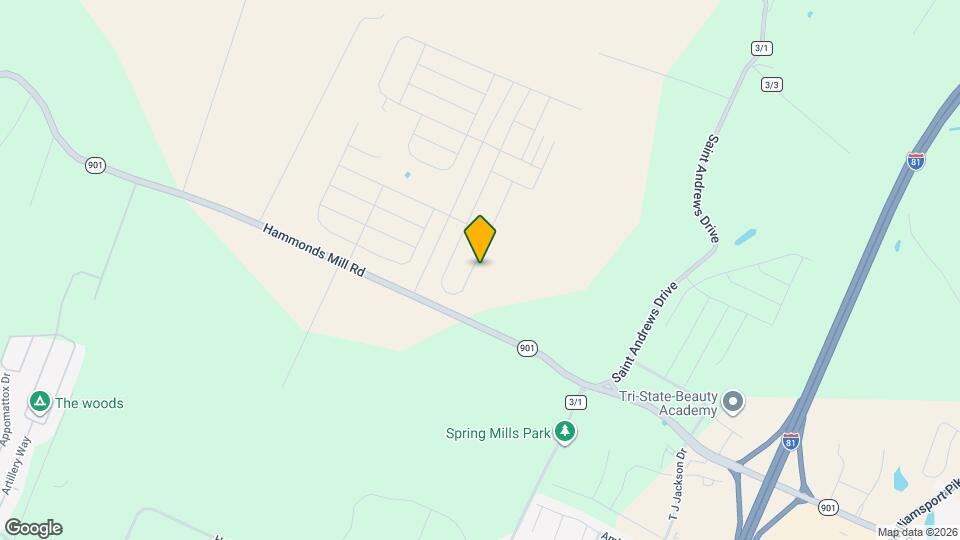 612 Dripping Spring Dr Map and Location Details