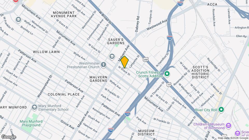 4004 W Grace St Map and Location Details