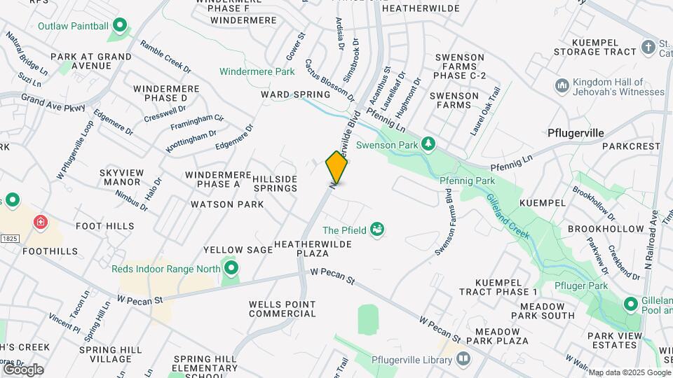 507 N Heatherwilde Blvd Map and Location Details