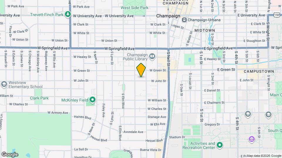 308 W John St Mapa y Detalles de la Ubicación