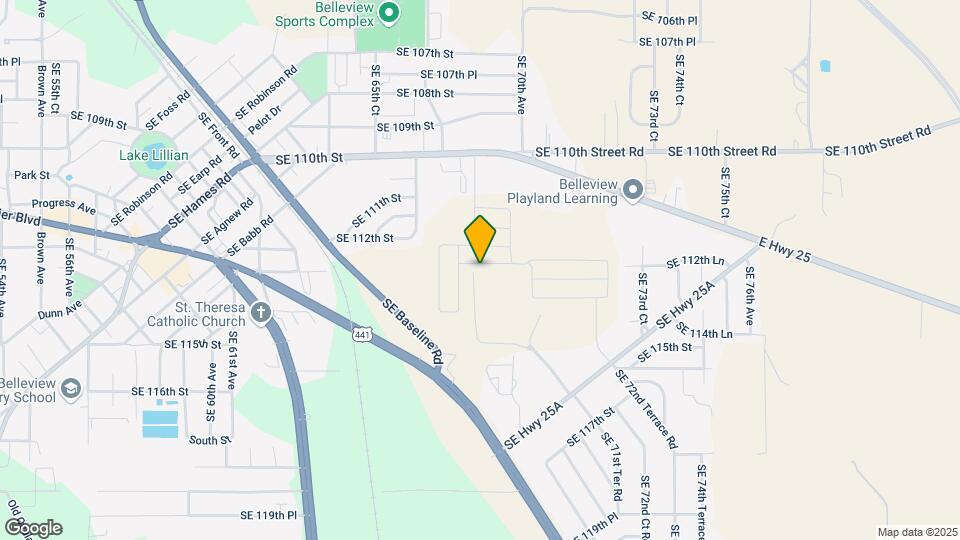6870 SE 112th Ln Map and Location Details