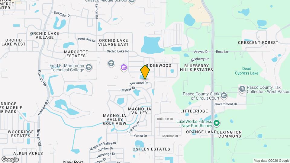 7911 Foxwood Dr Map and Location Details