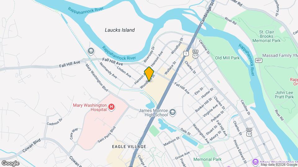 600 Woodford St Map and Location Details