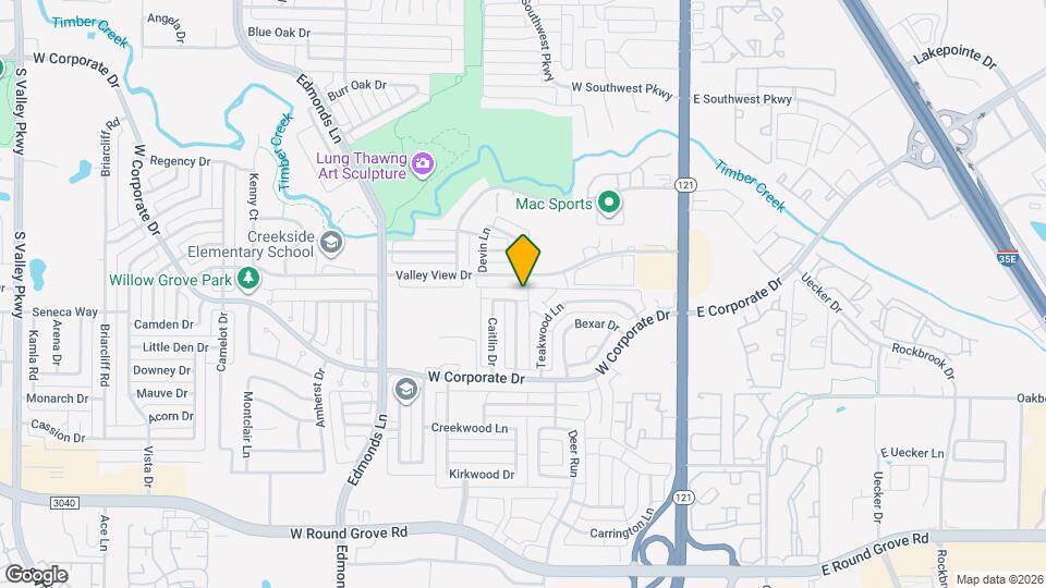 401 Preston Oaks Dr Map and Location Details