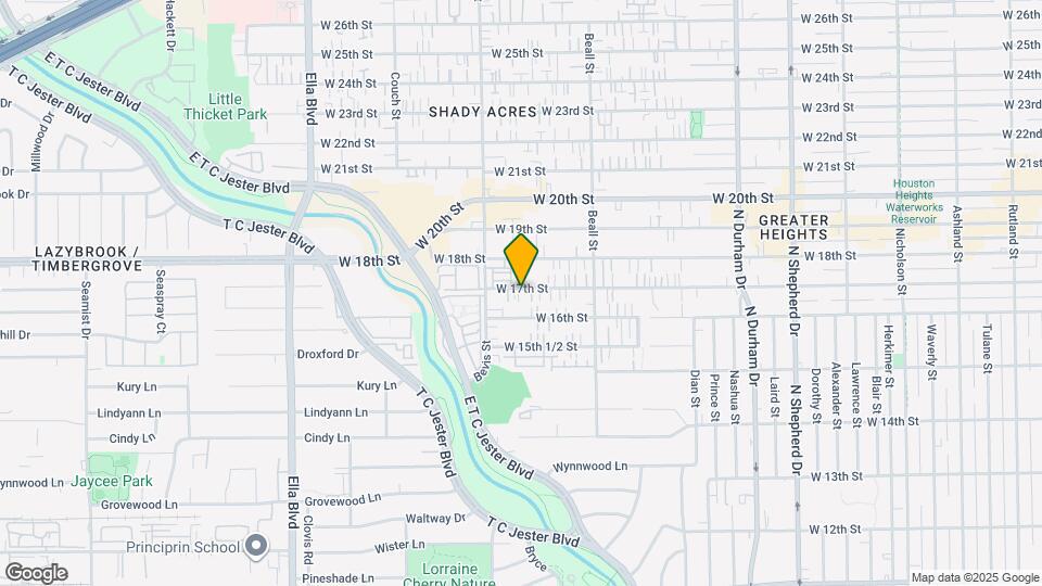 1222 W 17th St Map and Location Details