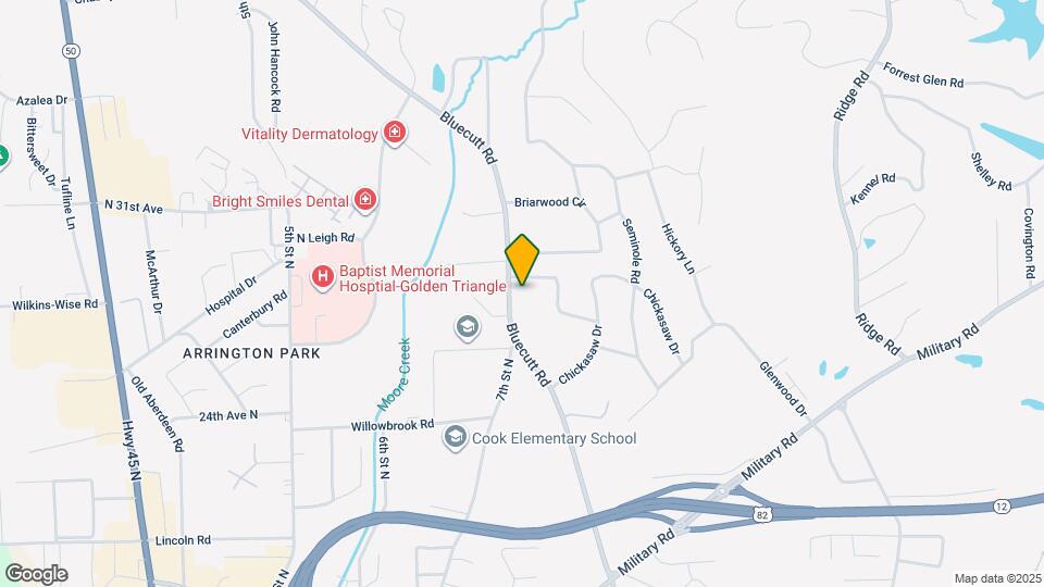 2314 Bluecutt Rd Map and Location Details