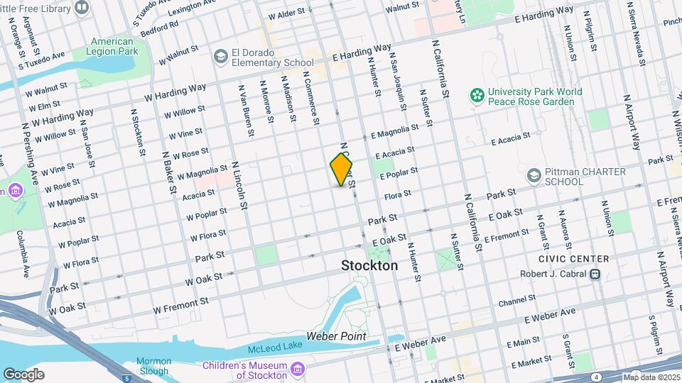 28 W Poplar St Mapa y Detalles de la Ubicación