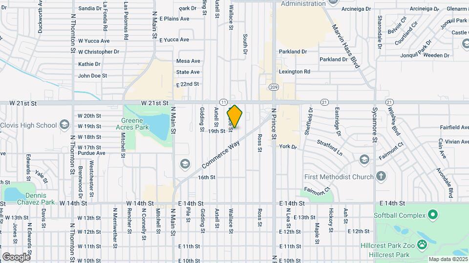 1827 Wallace St Map and Location Details