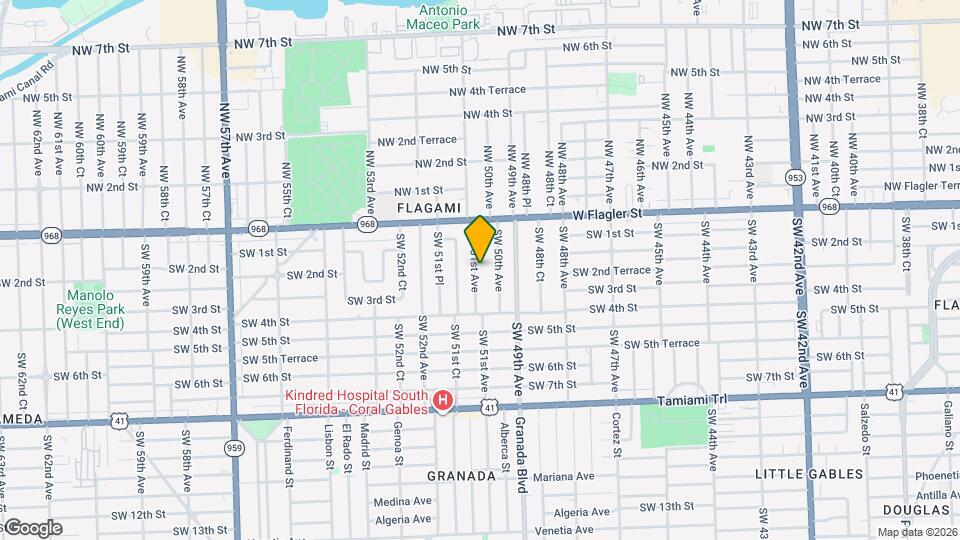 201 SW 51st Ave Mapa y Detalles de la Ubicación