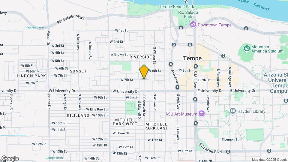 704 S Margo Dr Map and Location Details