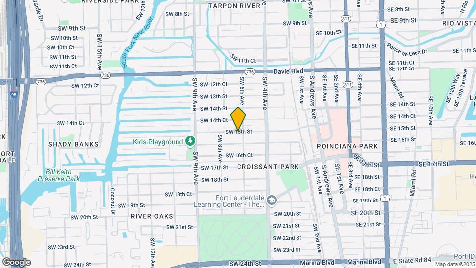 608 SW 15th St Map and Location Details