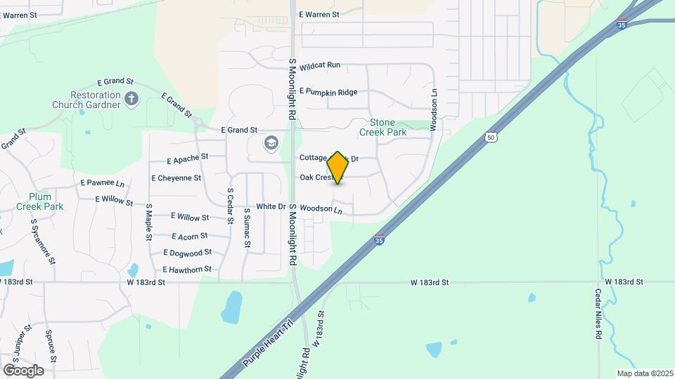 876 S Woodson Ct Map and Location Details