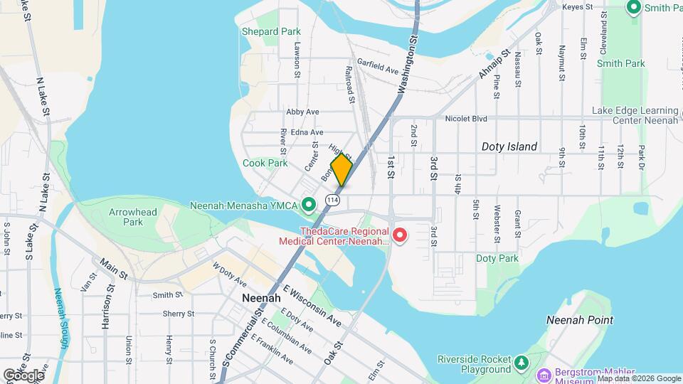 301-303 N Commercial St Map and Location Details