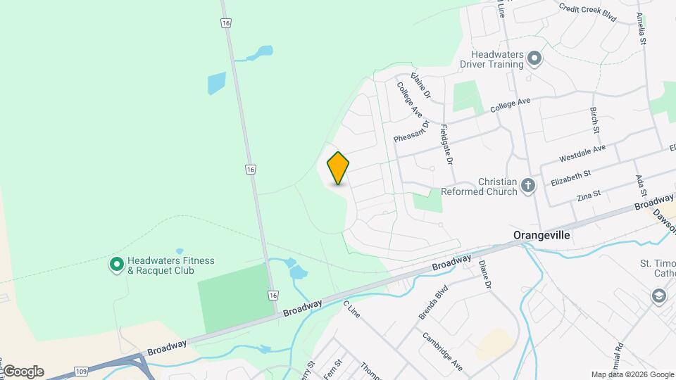 124 Parkinson Crescent Map and Location Details