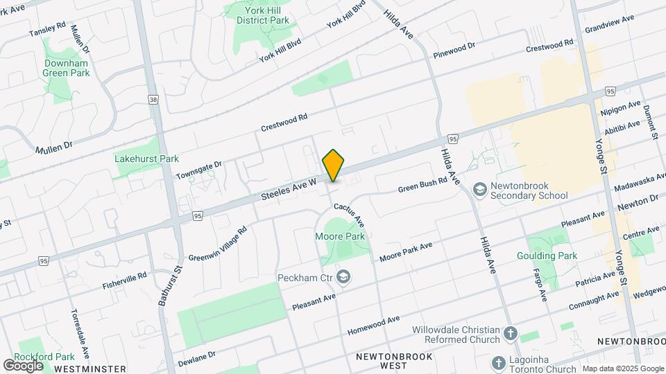 549 Steeles Av W Map and Location Details