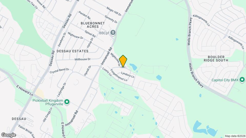 14217 Sandrock Bnd Map and Location Details