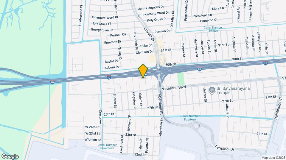 2833 Fayette St Map and Location Details