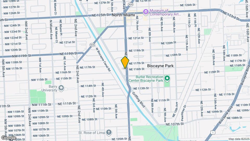 11520 NE 6th Ave Map and Location Details