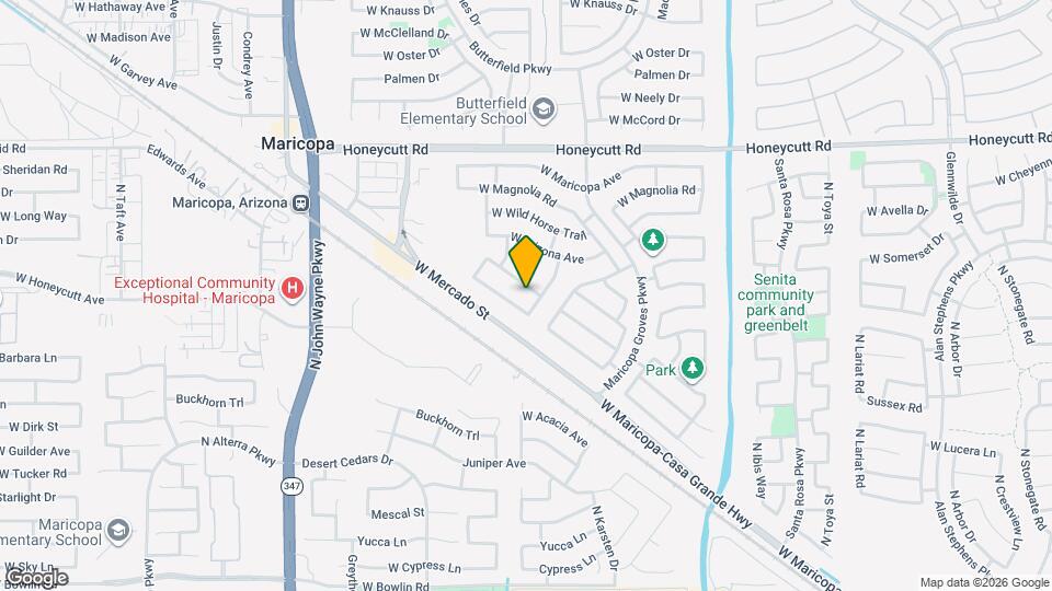 43811 W Elizabeth Ave Mapa y Detalles de la Ubicación