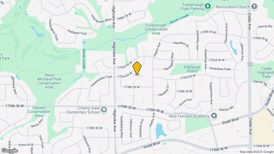 17295 Hibiscus Ave Mapa y Detalles de la Ubicación