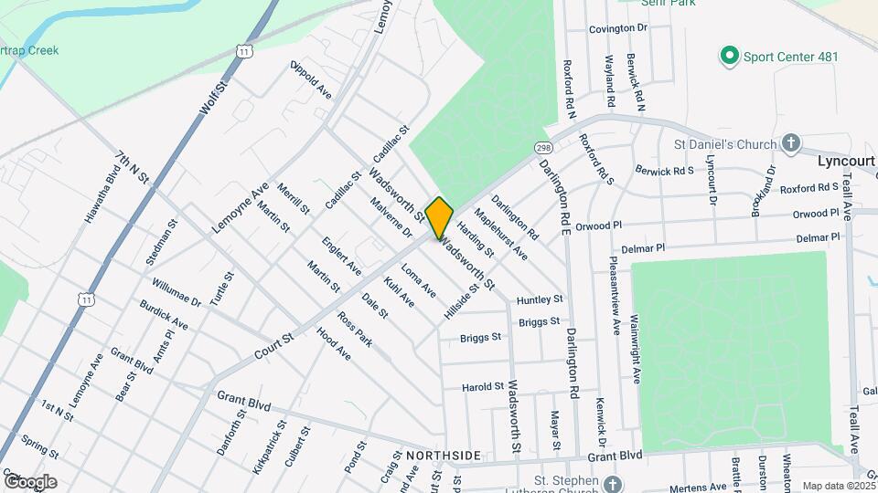 965 Wadsworth St Map and Location Details