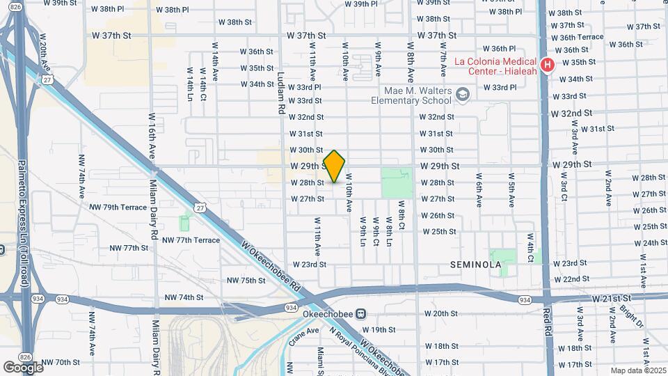 1050 W 28th St Map and Location Details