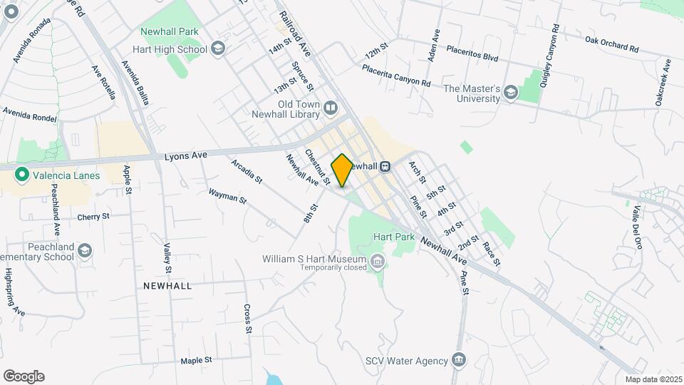 24310 Newhall Ave Mapa y Detalles de la Ubicación