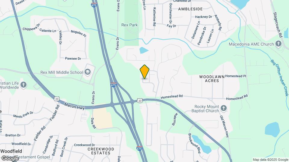 6332 Ellenwood Dr Map and Location Details
