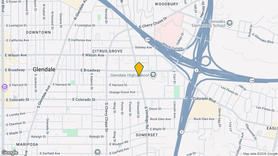 123 S Verdugo Rd, Unit 123 Mapa y Detalles de la Ubicación