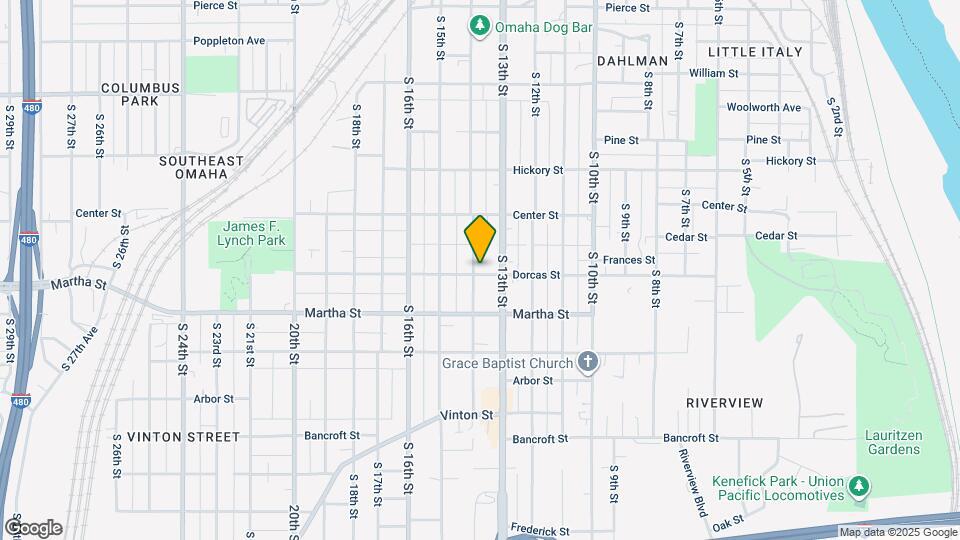 1955 S 14th St Map and Location Details
