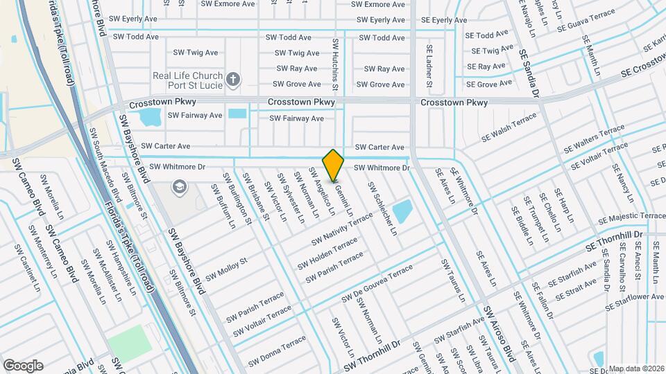 1634 SW Gemini Ln Mapa y Detalles de la Ubicación