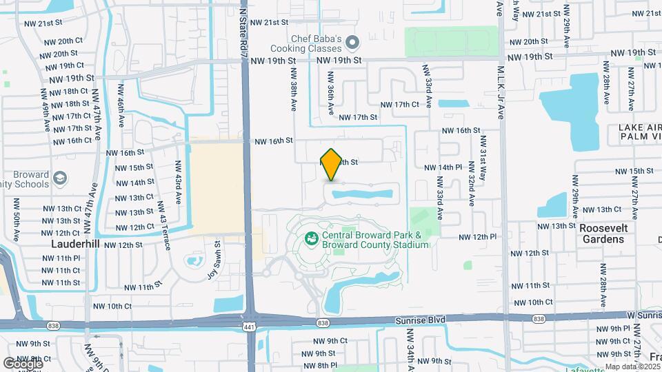 3600 NW 14th Ct Map and Location Details