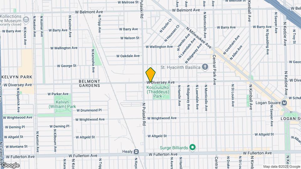 3935 W Diversey Map and Location Details
