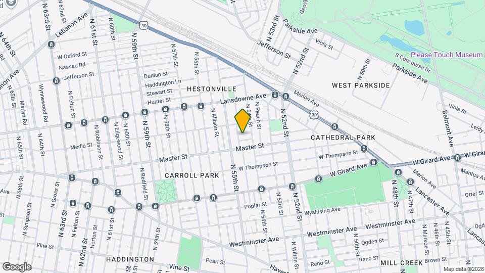 5424 Sharswood St Map and Location Details