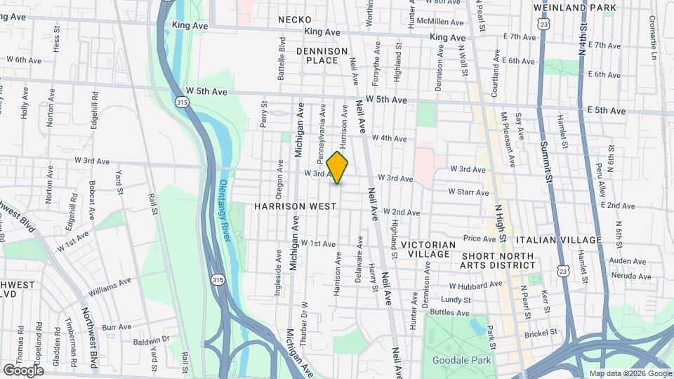 1069 Harrison Ave Mapa y Detalles de la Ubicación