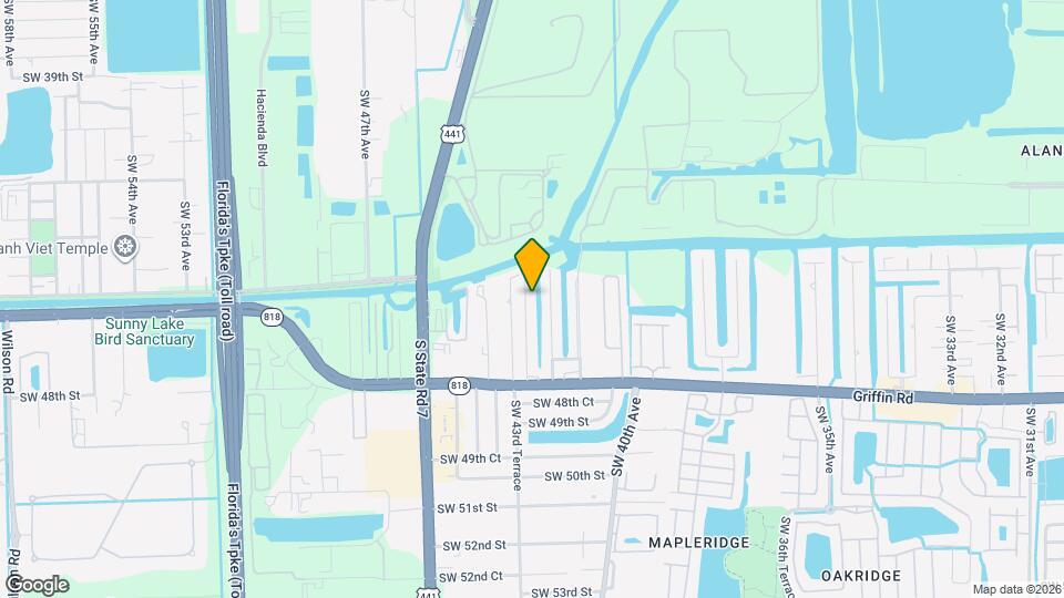 4540 SW 43rd Ave Map and Location Details