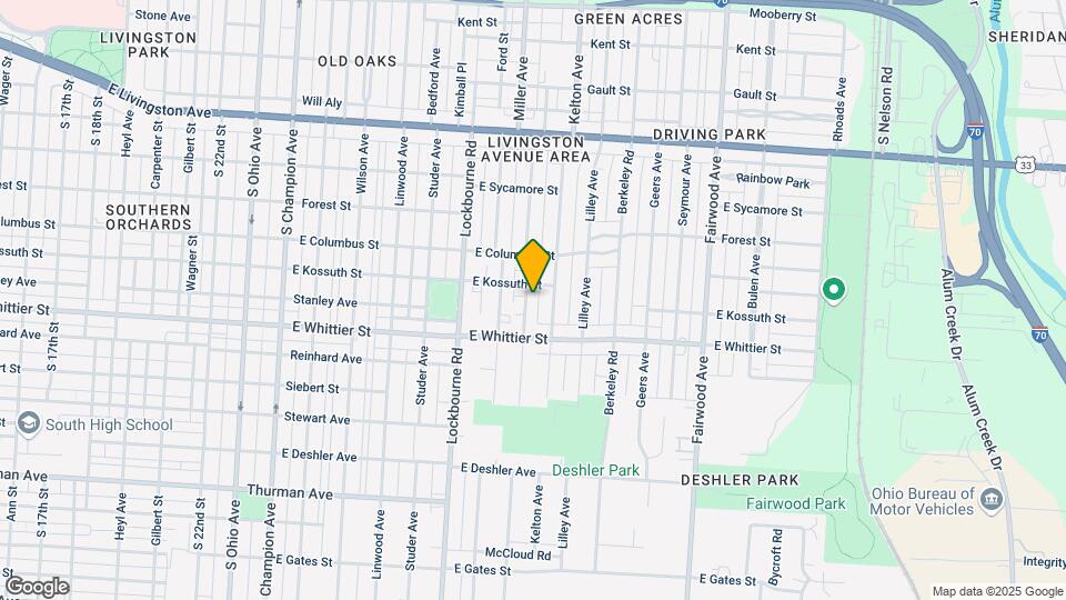1074 Ellsworth Ave Map and Location Details