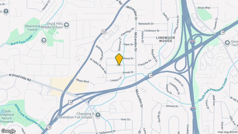 3071 Francine Dr Map and Location Details