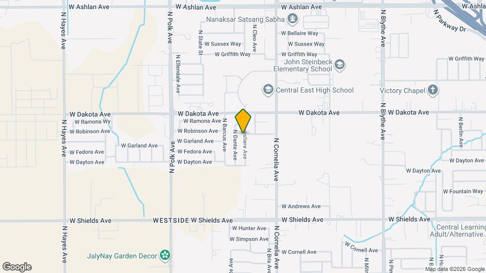 3371 N Forestiere Ave Map and Location Details