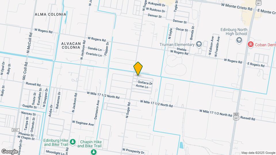 1513 Quitaca Dr Map and Location Details